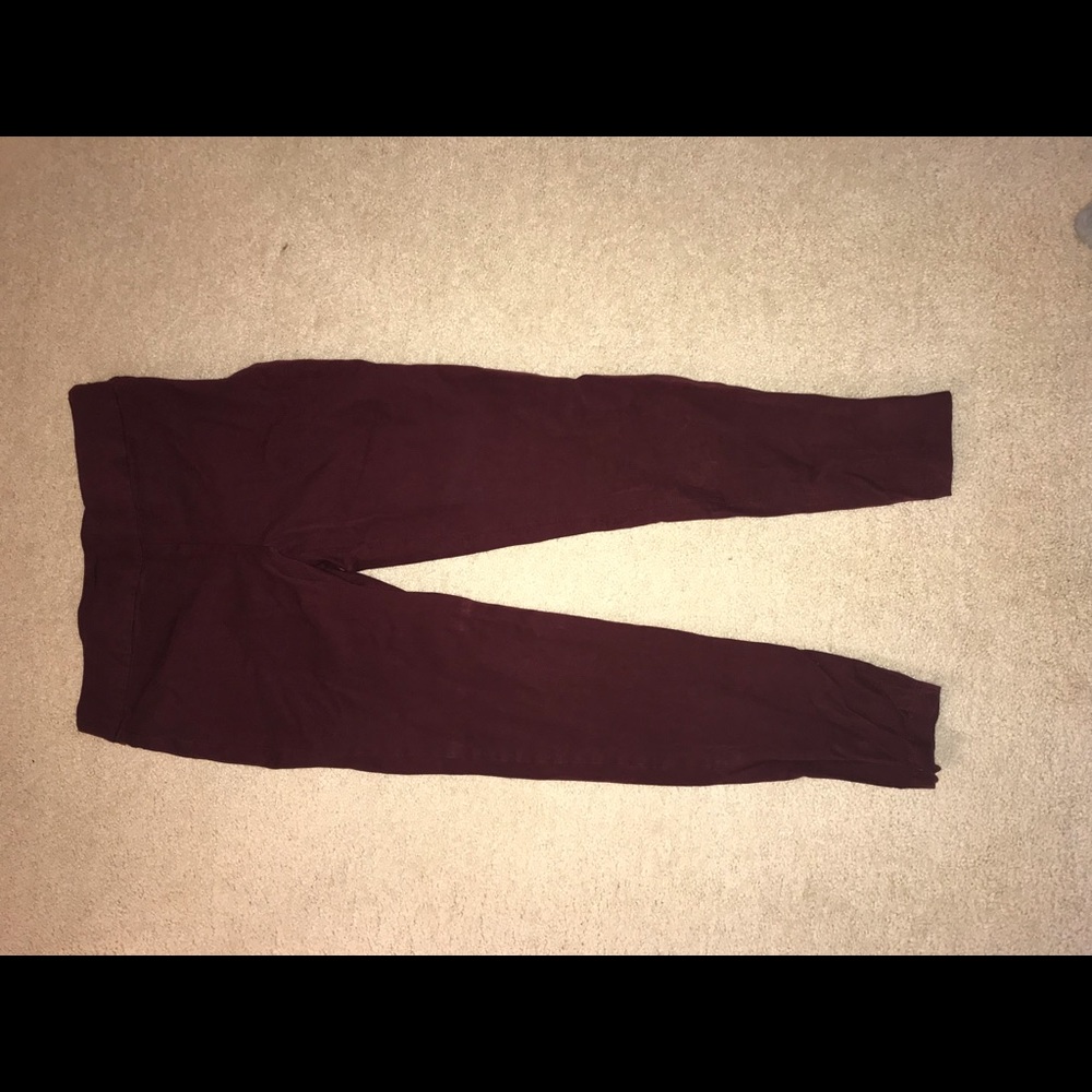Maroon Jeggings